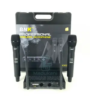 BNK BK902 UHF Dual 2 Channel Wireless Microphone System