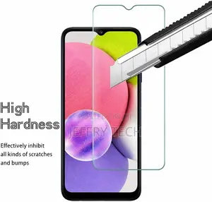 Samsung Galaxy A03s Screen Protector Tempered Glass Case Fri