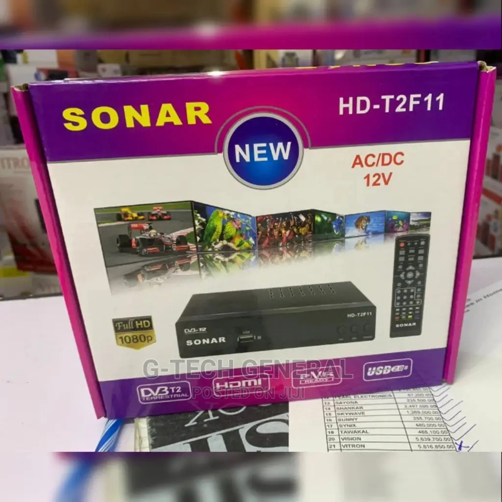 Newsonar 1080P Full HD Free to Air Digital Set Box Decoder