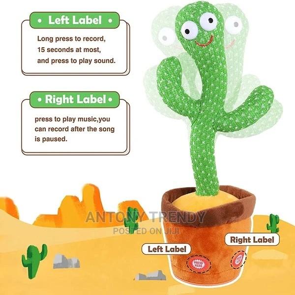 Adjustable Volume Control Dancing Cactus Toy - main view