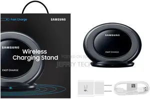 Samsung Qi Certified Fast Charge Wireless Charging Pad + Sta