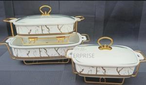 *Set of 3 Ceramic Chaffing Dishes - thumbnail 2