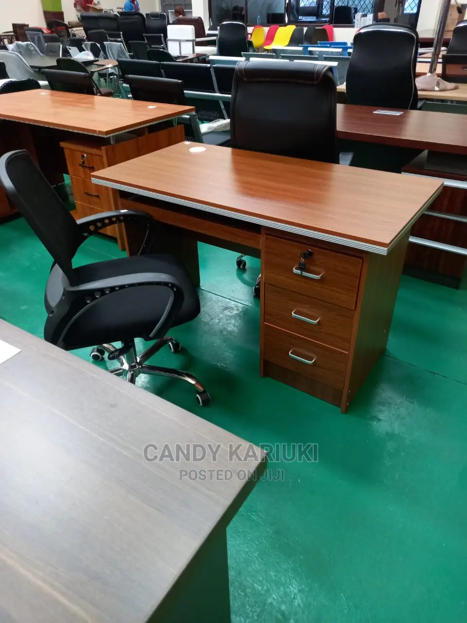 Office Desk Plus Chair Set