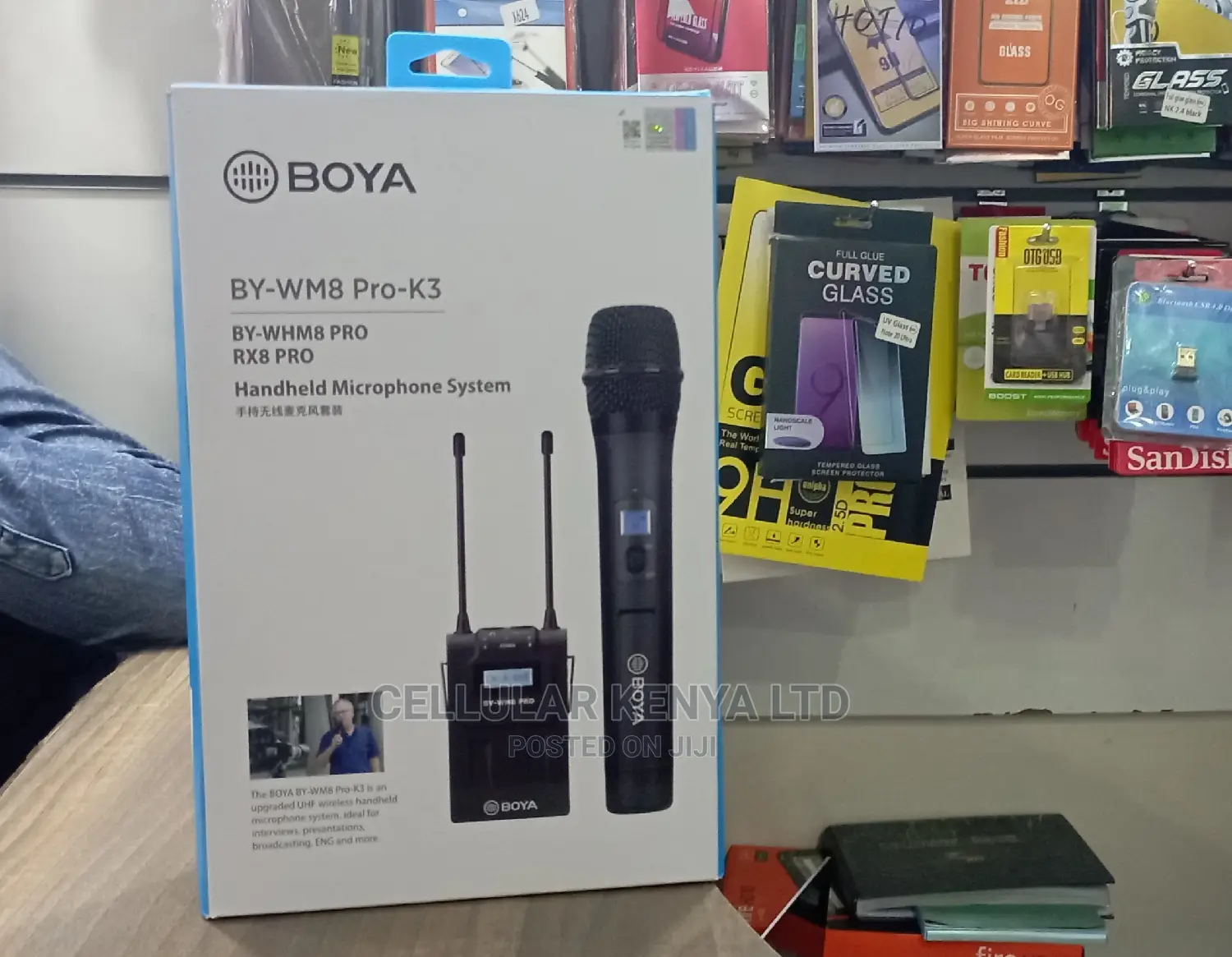 BOYA BY-WM8 PRO-K3 Camera-Mount Wireless Handheld Microphone