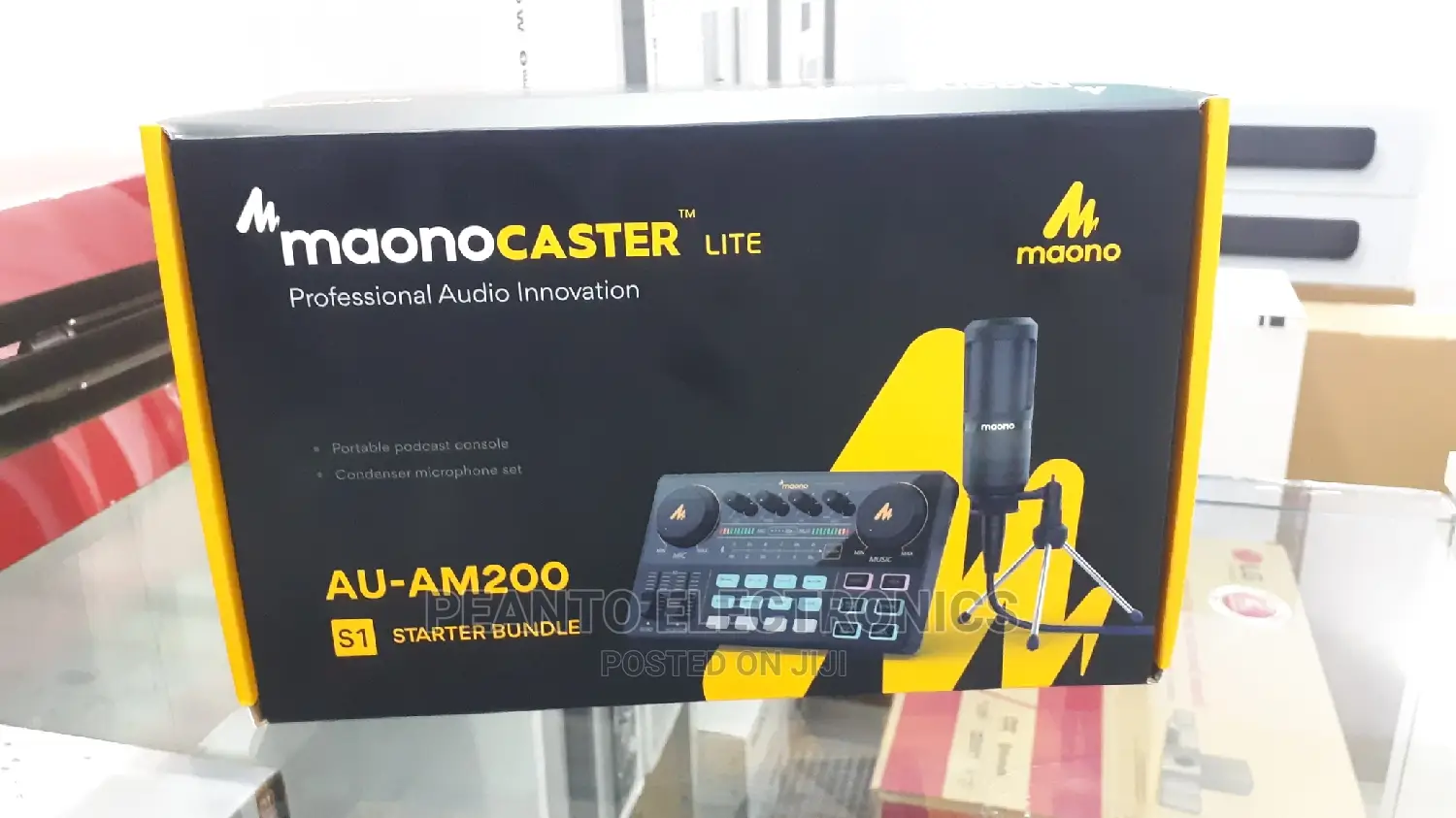 Maono Au-Am200 Audio Interface With Dj Mixer and Sound Card