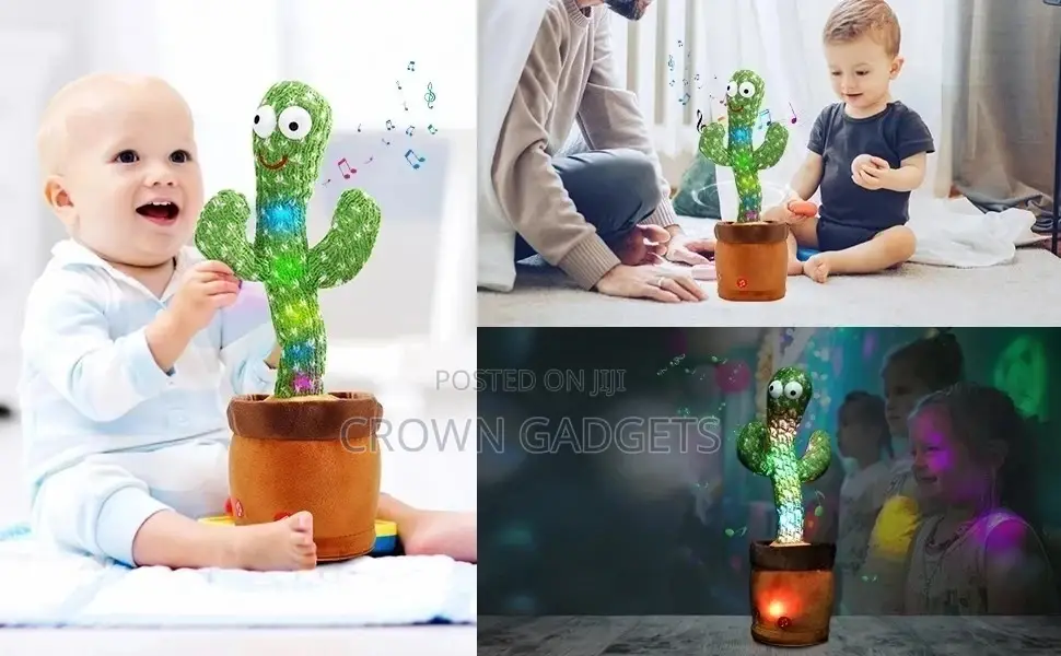 Dancing Cactus Plushies Toy –Talking, Dancing, Recording, Si