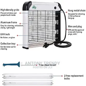 Pack Insect Killer Bug Zapper Indoor, 20W Mosquito Killer.