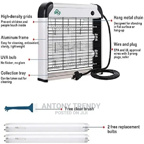 Pack Insect Killer Bug Zapper Indoor, 20W Mosquito Killer.