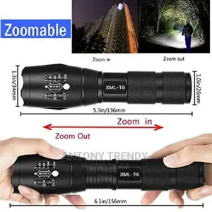 LED Tactical Flashlight XMLT6 Super Bright High Lumen .