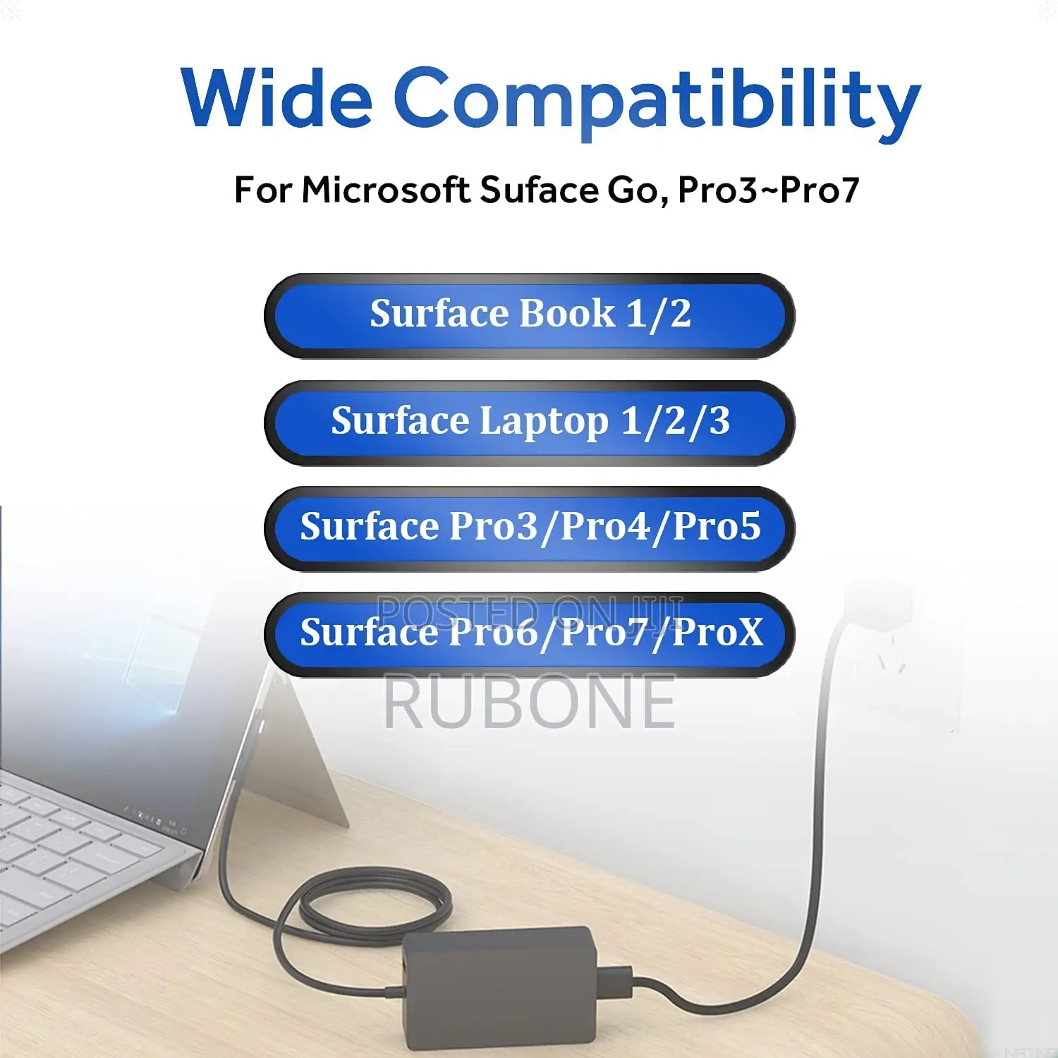 Microsoft Surface Laptop Surface Go Surface Pro Charger