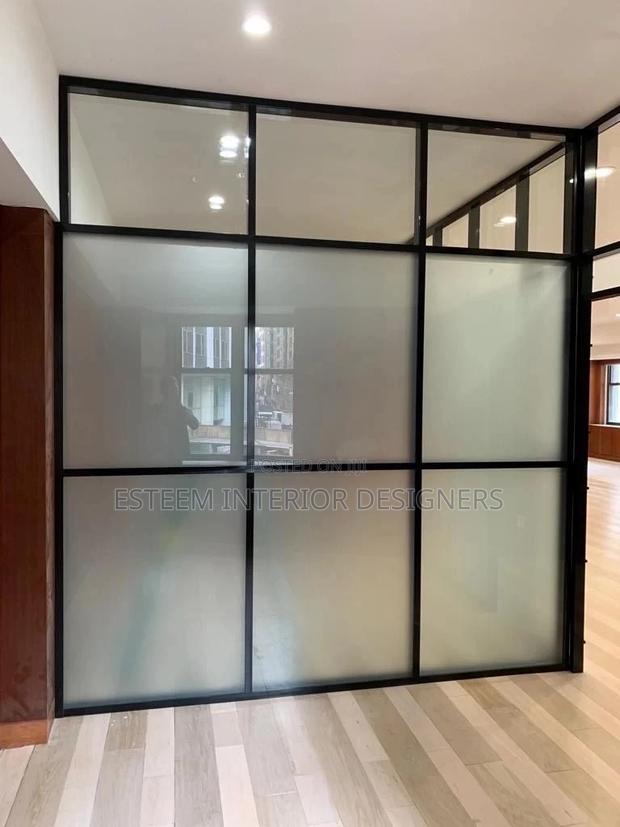 Aluminium Glass Office Partition - main view