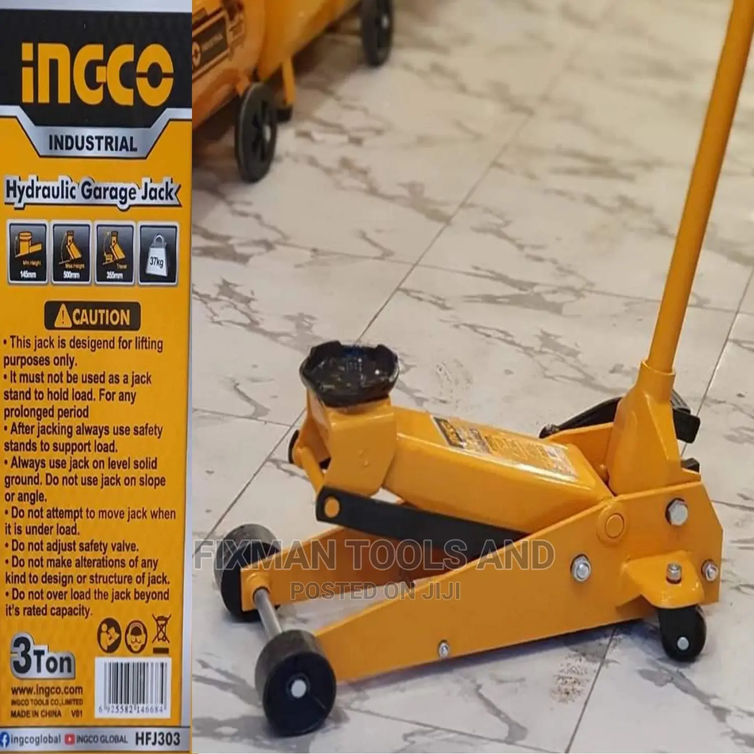 Hydraulic Floor Jack 3 Ton Heavy Duty 1 Yr Warranty
