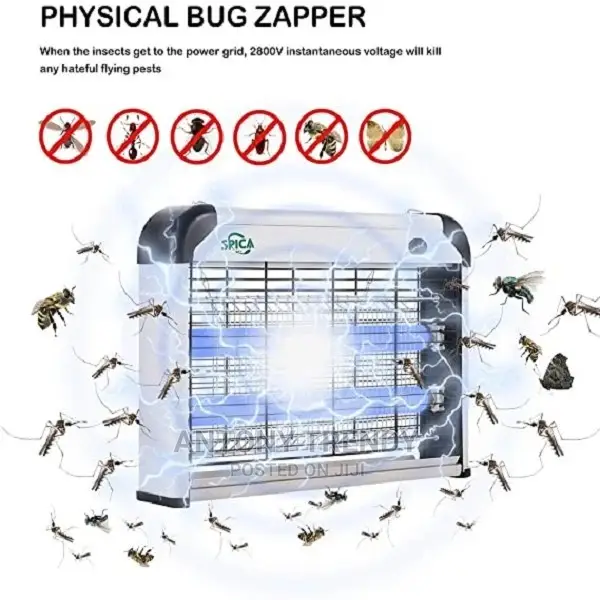 Powerful 20W Electronic Indoor Insect Killer, Bug Zapper.