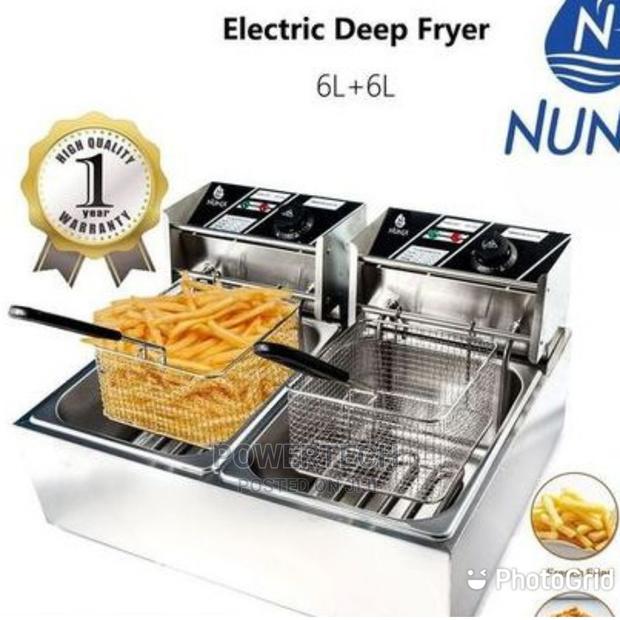 Electric Double Deep Fryer/ Chips Fryer - main view