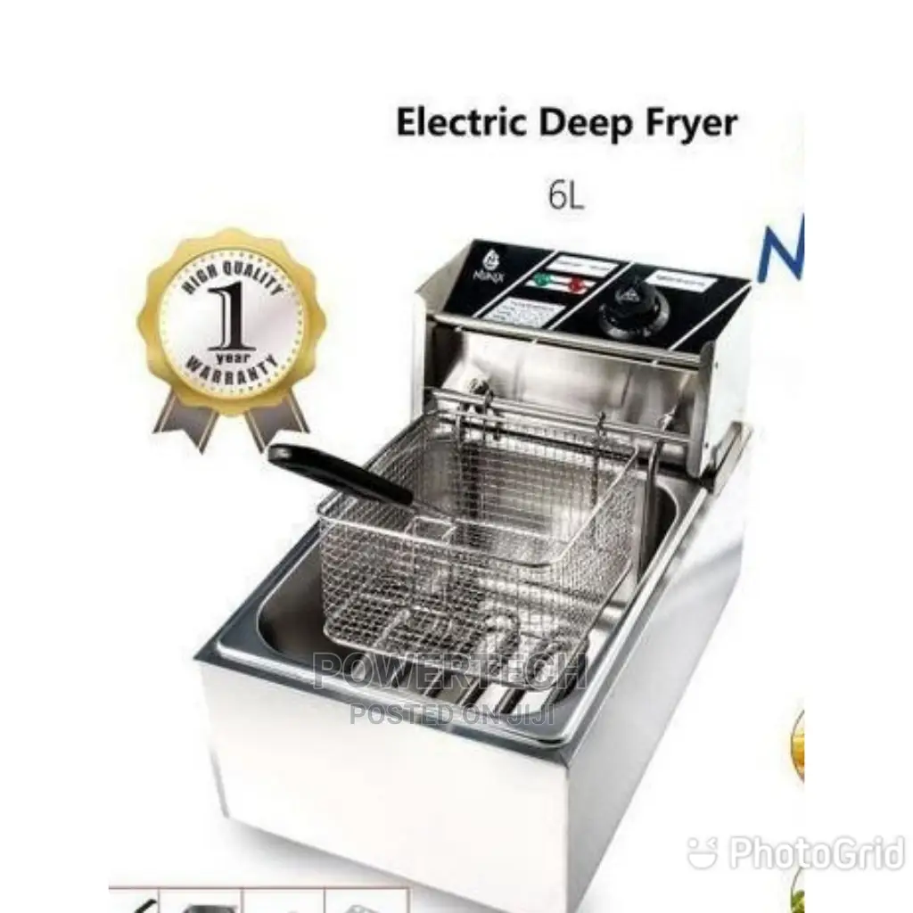 Single Deep Fryer-6 Litres Capacity