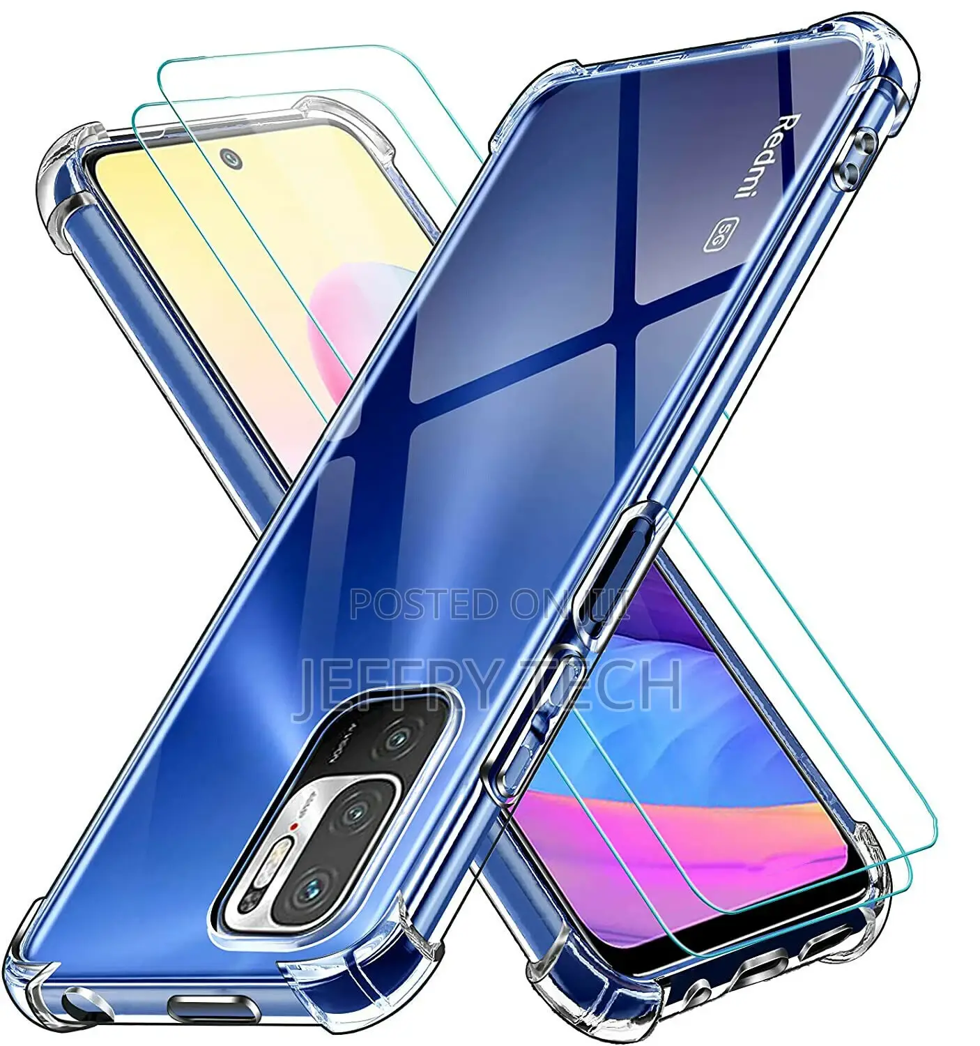 Xiaomi Redmi Note 10 5G Case Clear Silicone Slim Shockproof