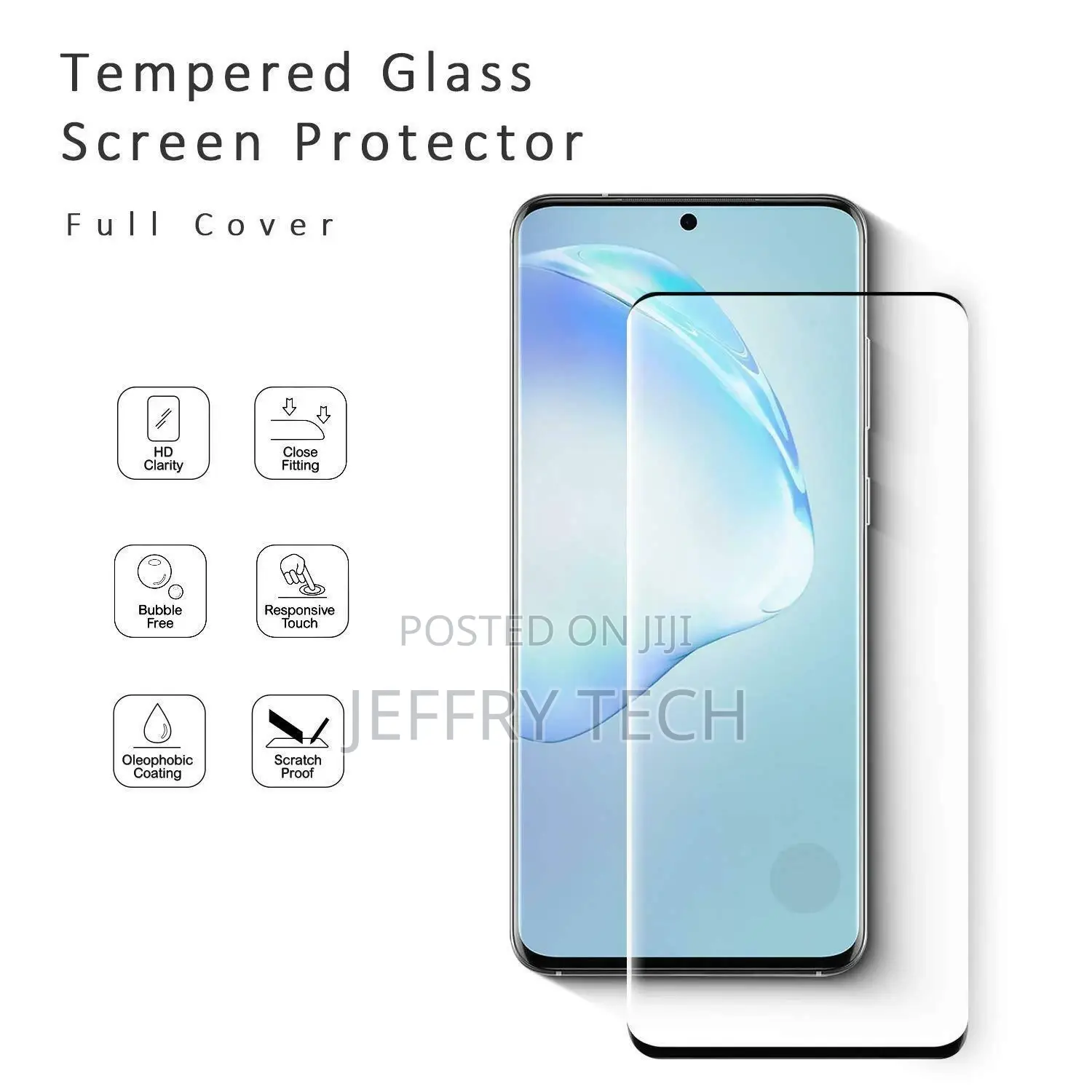 Glass Screen Protector for Samsung Galaxy S8,S8+,S9,S9+,S10,