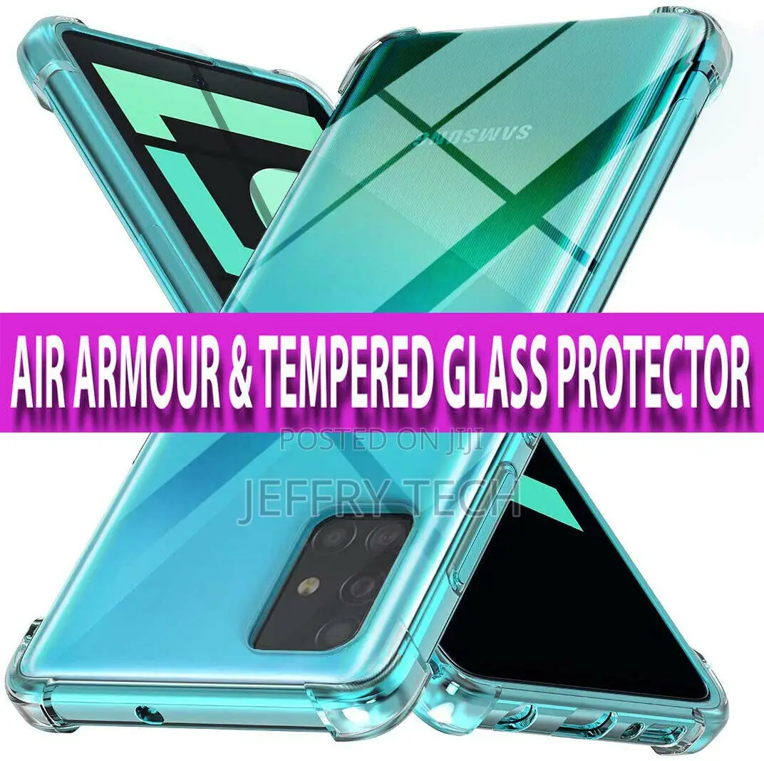 SAMSUNG A51,A71,A21s,A41 CASE CLEAR Shockproof Cover Scre