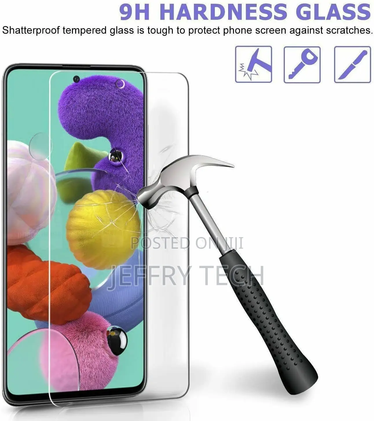 SAMSUNG A51,A71,A21s,A41 CASE CLEAR Shockproof Cover Scre
