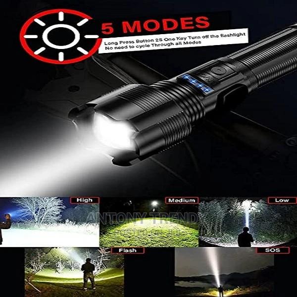Rechargeable LED Tactical Flashlights High Lumens. - main view
