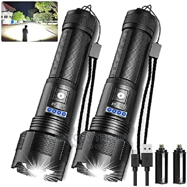 XML T6 Waterproof, Powerful Handheld Flashlight for Camera.