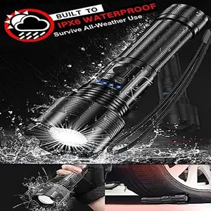 XML T6 Powerful Handheld Flashlight for Camping,.