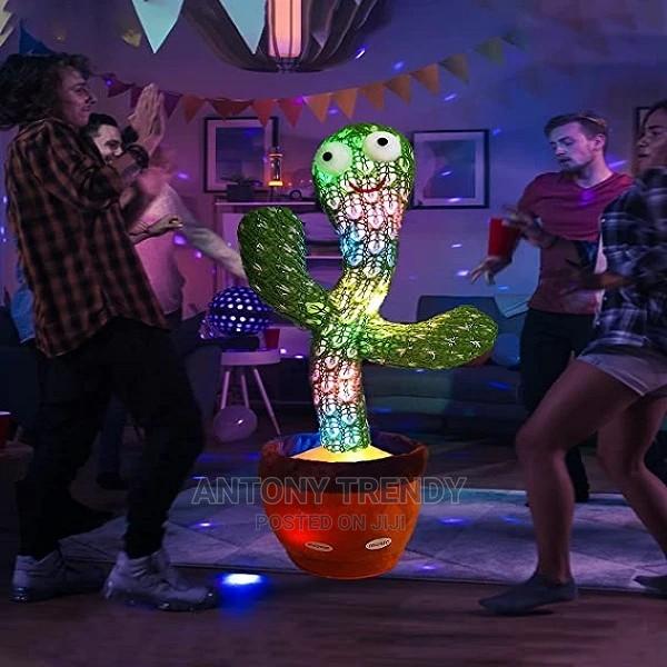 Dancing Cactus Toy Recording/Rainbow Led With Gift Package. - main view