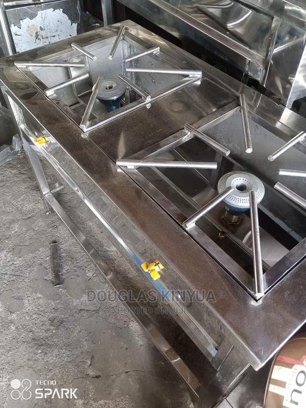 Gas Cooker Stainless - main view