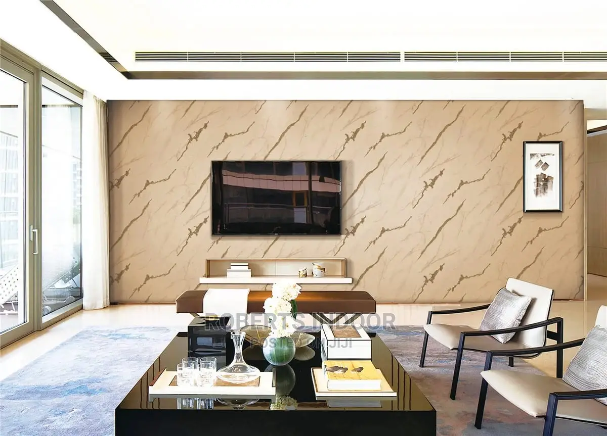 Elegant Marble Effect Wallpaper