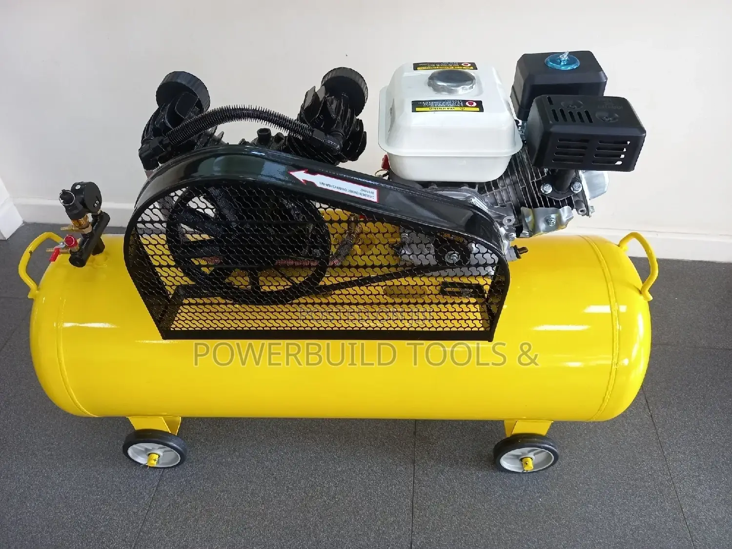 Milano Italia 150l Air Compressor Petrol Powered 8hp