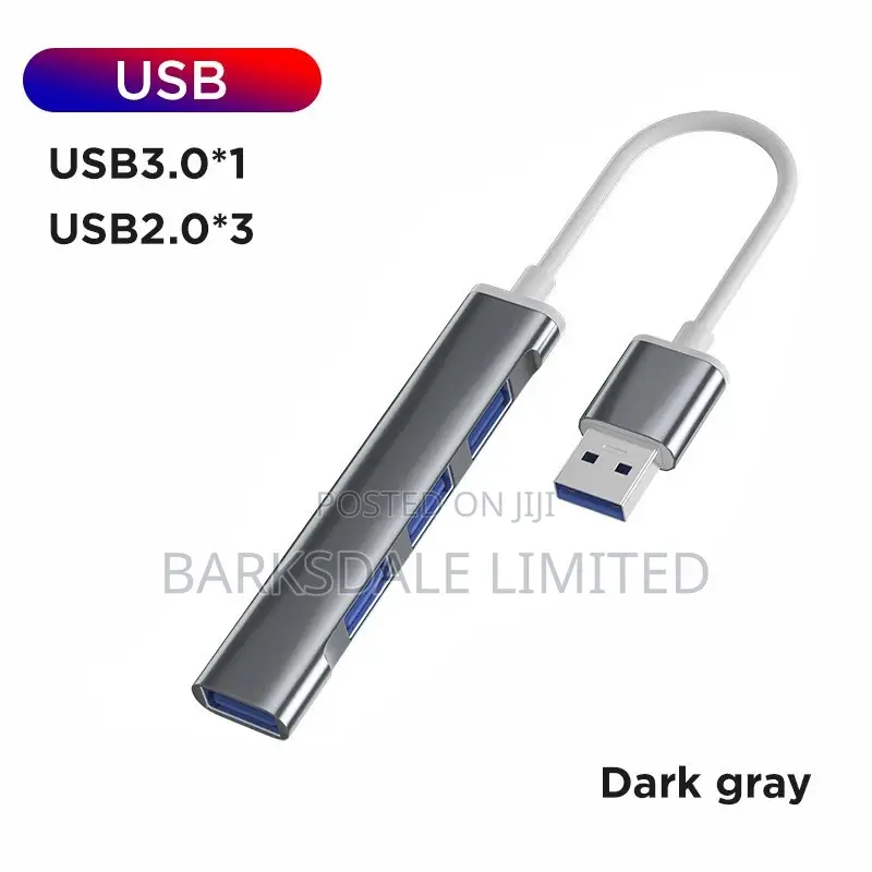 High Speed USB HUB 3.0 4 Ports Extension Adapter