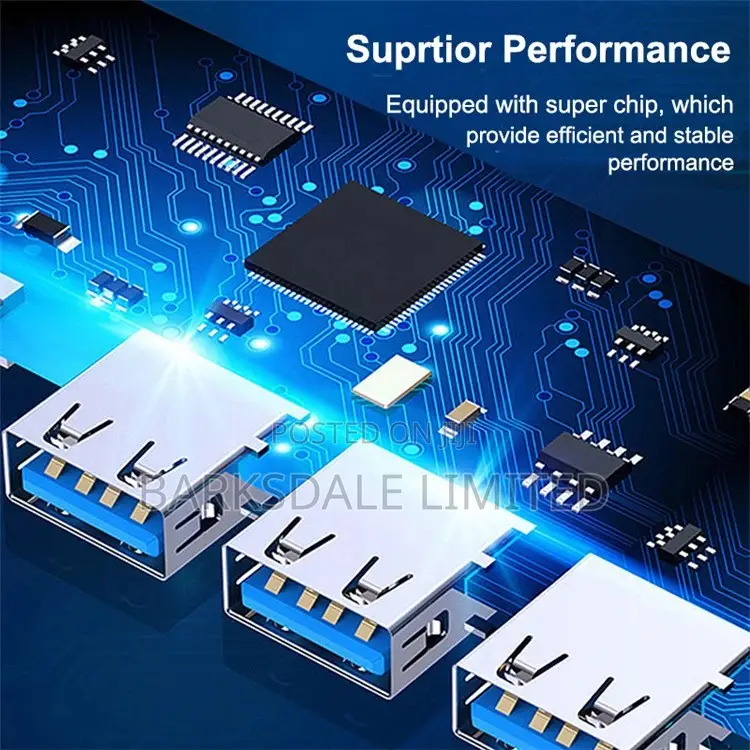 High Speed USB HUB 3.0 4 Ports Extension Adapter