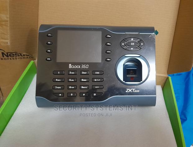 I Clock 360 Fingerprint Time Attendance Terminal - main view