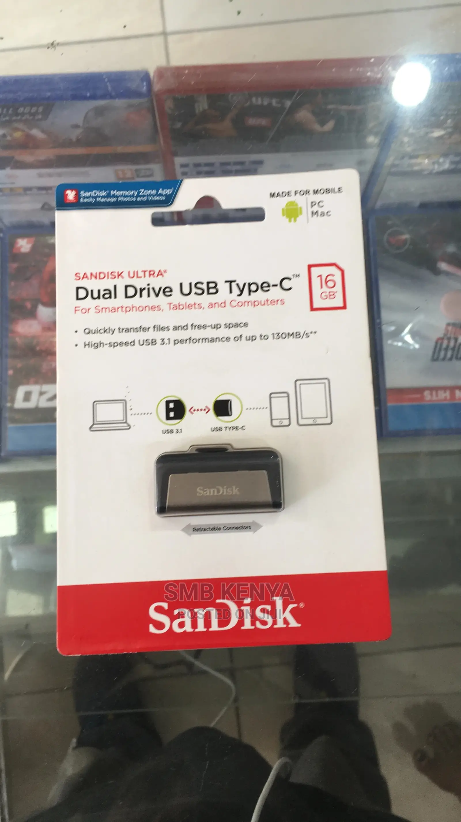 Sandisk Ultra Dual Drive Usb Type C 16 Gb