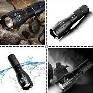 Xml-T6 Flashligh Tactical Camping Flashlight Led Bright.