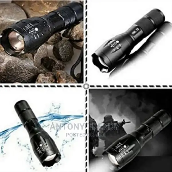 Xml-T6 Flashligh Tactical Camping Flashlight Led Bright.