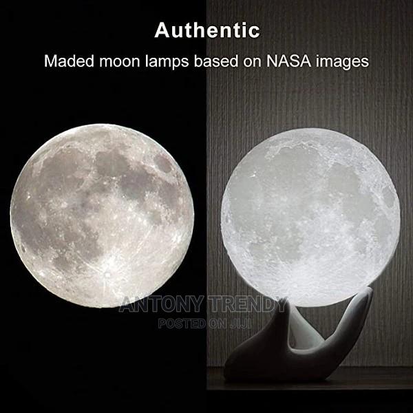 3D Printed Lunar Lamp - Moon Light - Night Lights for Kids.