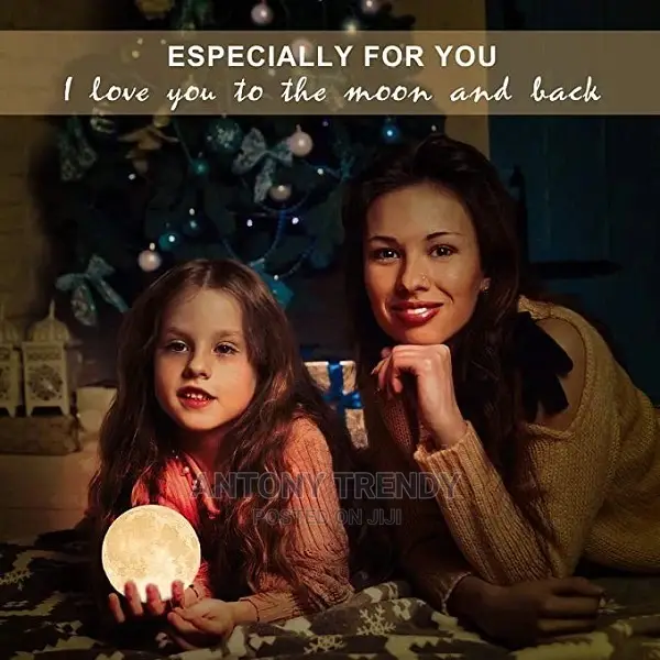 3D Printed Lunar Lamp - Moon Light - Night Lights for Kids.