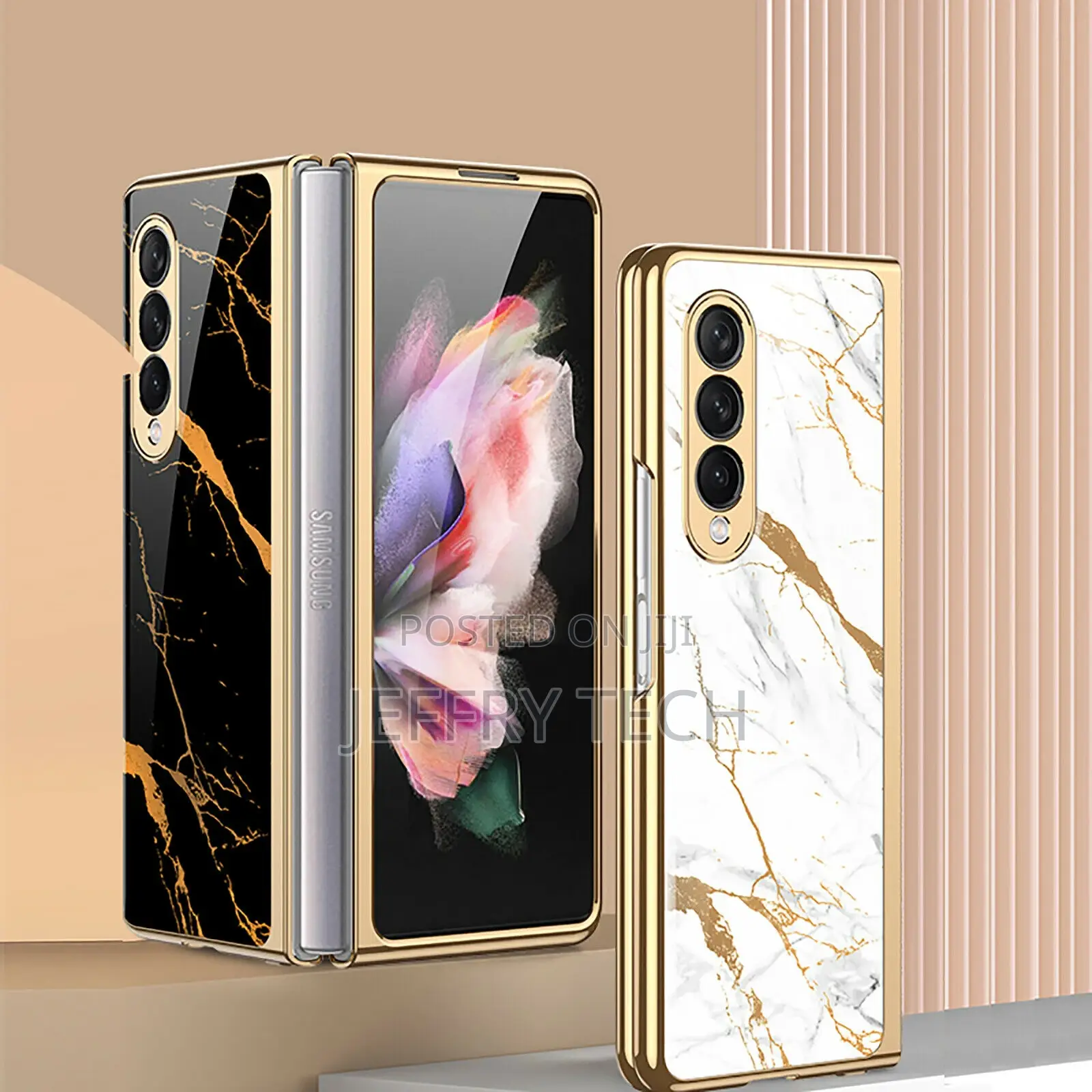 Samsung Galaxy Z Fold 3 Phone Case Plating Glass Shockproof