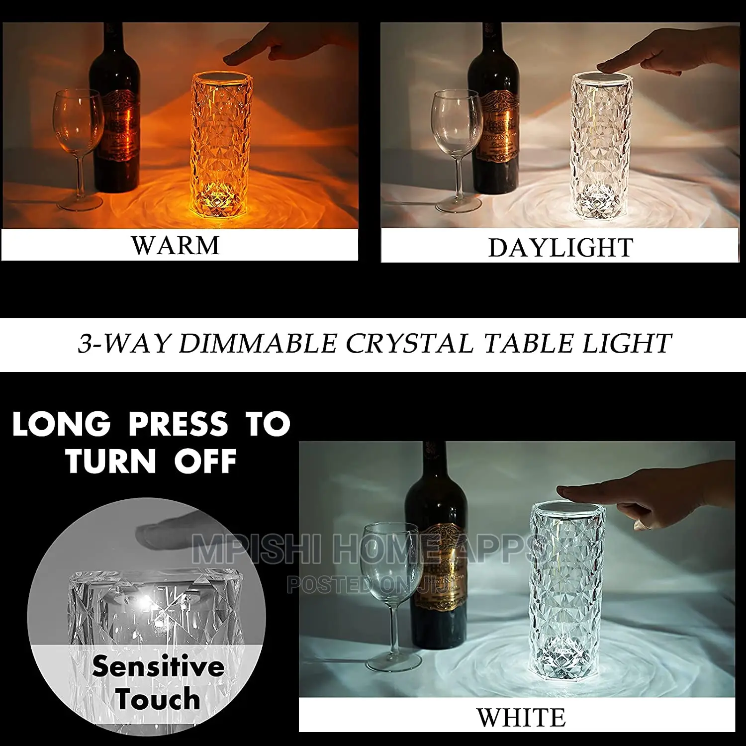 Crystal Table Lamp
