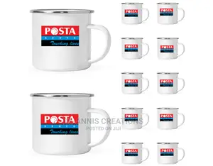 Enamel Posta Mugs