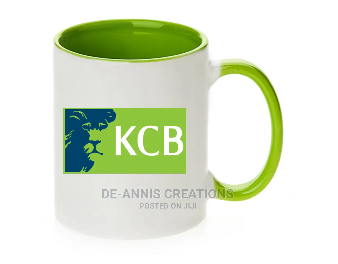 Green Two Tone Branded Mug