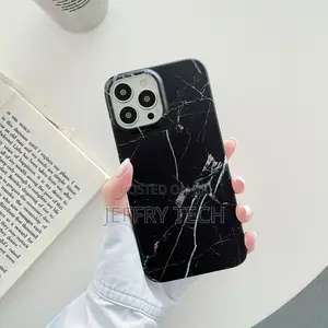 Case for iPhone 13 Pro Max Marble Pattern W Put Up Holder TP