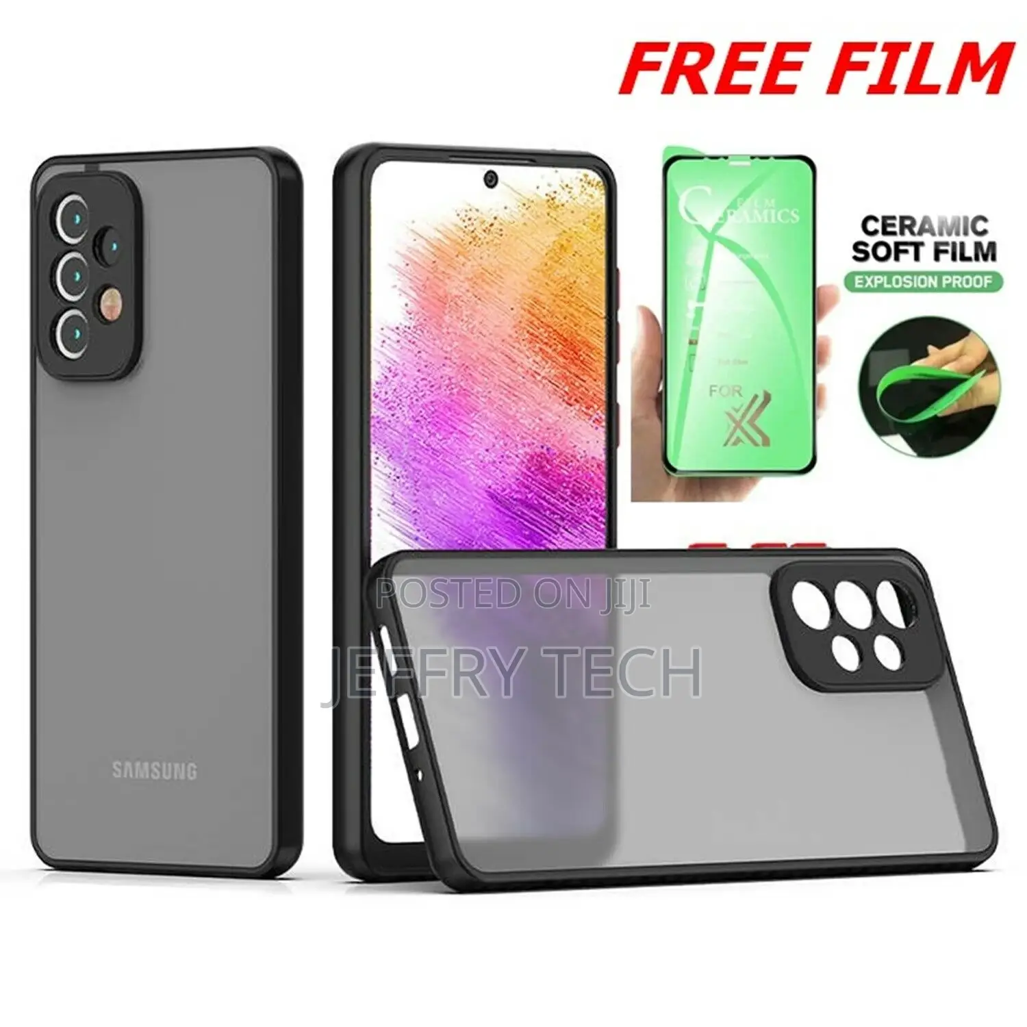 Case for Samsung Galaxy A12 A13 A22 A32 A52s S20 FE Clear Sh