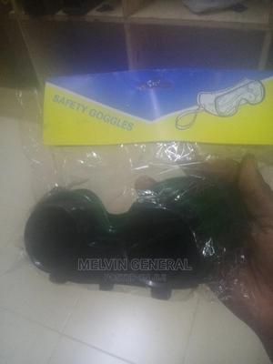 Green Safety Goggles - main view