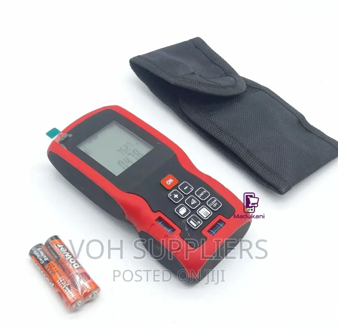 LDM 100-Meter Laser Distance Meter With 2 Bubble Levels