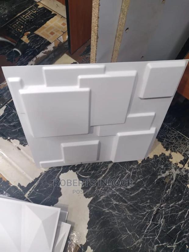 White Elegant 3d Wallpanel - main view