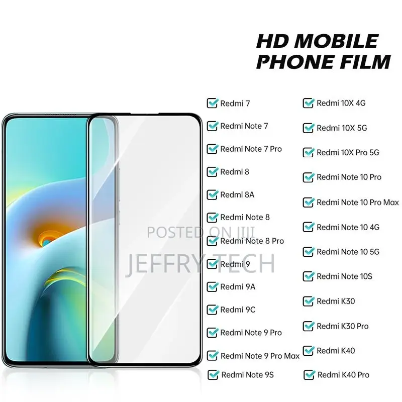 Glass for Xiaomi Redmi 7 8 8A 9 9A 9C Tempered Glass Note 9S