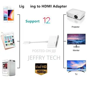 Lightning to Hdmi Adapter Tv 1080P Hd Digital Av Adapter Con