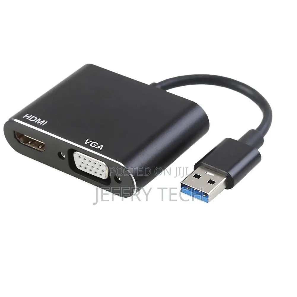 USB 3.0 to HDMI VGA 1080P Adapter Converter for Mac OS Windo